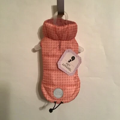 Coco Lane Couture Pet Apparel Dog Puffer Jacket Pink Size X-Small New With Tags - Image 1 of 4
