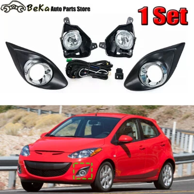 1 juego de faros antiniebla DRL para Mazda 2 Demio 2010 2011-2014 Foto 1 de 4