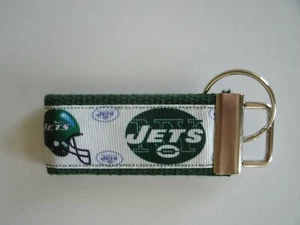 New York Jets Key Chain Key Fob Key Ring Made in USA Free Ship - Picture 1 of 4