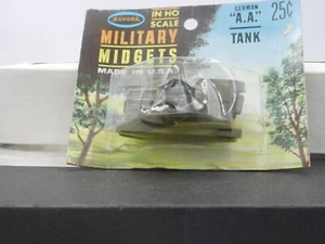 Aurora HO Scale German A.A. Tank Mint on the Card - Picture 1 of 3