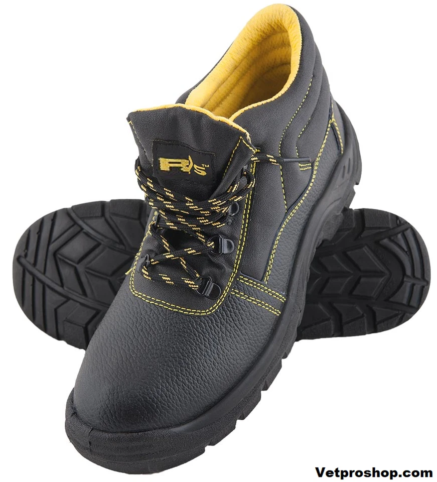 Chaussure de sécurité homme montante, chaussure de travail noire