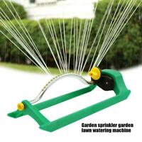 Oscillating Lawn Sprinkler Watering Garden Yard Pipe Hose Water Flow with 18Jets