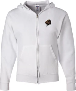 Buy Cool Shirts Buffalo Patch Pocket Print Full Zip Hoodie - Picture 1 of 10