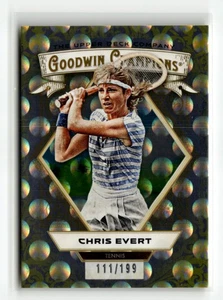 Chris Evert 2025 Upper Deck Goodwin Champions #4 Yellow Circles 111/199 - Picture 1 of 2