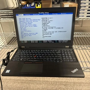 Lenovo ThinkPad P50 15.6" | i7-6700HQ@2.6GHZ | 8GB RAM | NO OS/CHARGER/HDD - Picture 1 of 10