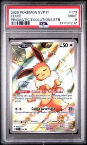 Pokemon PSA 9 Eevee 173 SVP Promo ETB Evoluzioni Prismatiche 2025 ITA - Imagen 1 de 2