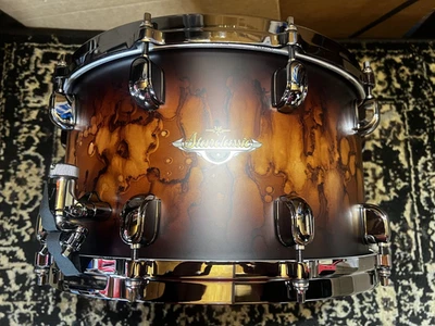 Tama MAS148BN-MBB Starclassic Maple 14x8" Snare Drum - Molten Satin Brown Burst - Image 1 of 4
