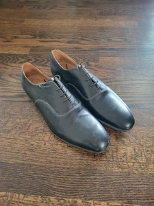 Church’s Oxford Shoes Black Calf Leather Custom Grade Dress Shoes Men's Size 11 - Picture 1 of 10