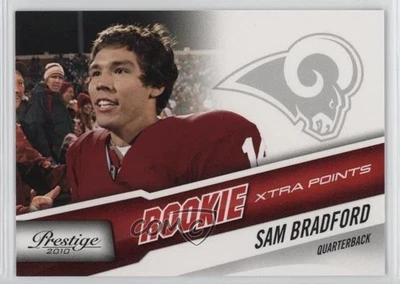 2010 Playoff Prestige Rookie Xtra Points Red /100 Sam Bradford #287 Rookie RC - Image 1 of 2