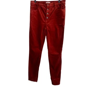 LOFT Factory Damen rote Cordhose Größe 6 hoher Bund Skinny - Bild 1 von 7