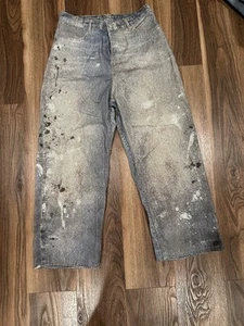 Acne studios look alike painted splattered jeans - Picture 1 of 4