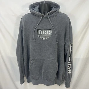 VINTAGE Y2K ORANGE COUNTY CHOPPERS OCC GRAU SWEATSHIRT HOODIE GRÖSSE XL - Bild 1 von 7