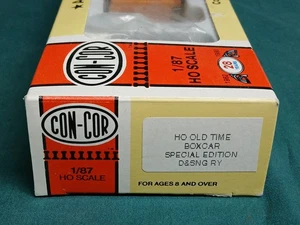 Con-Cor HO Old Time Special Edition Durango & Silverton Box Car Bausatz D&SNG #3634 - Bild 1 von 2