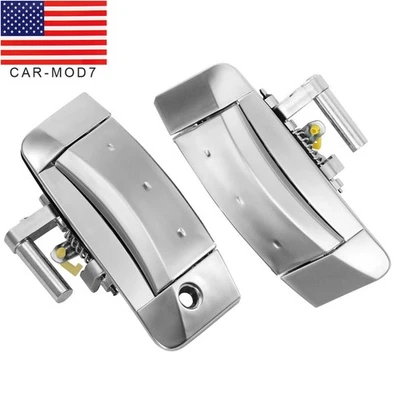 Exterior Door Handle Driver & Passenger Side Silver for 2003-2009 Nissan 350Z - Image 1 of 4