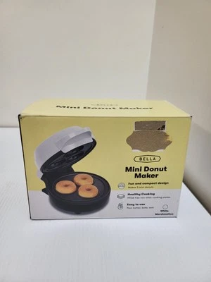 Bella Mini Donut Maker - Non-Stick Easy Compact Design Makes 3 Donuts - 5219522 - Image 1 of 3