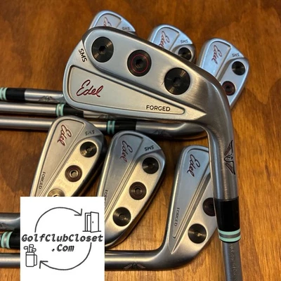 "Juego de hierro forjado Edel SMS / 4-PW acero rígido flexible KBS Tour C-Taper 110 +1,5""" Foto 1 de 4