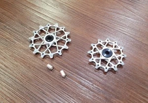 Garbaruk Rear Derailleur Pulley Wheels  SRAM  11/12-Speed 12T+14T Silver  - Picture 1 of 6