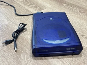 DISQUE CD-RW EXTERNE IOMEGA CDRW6402EXT AVEC CORDON PWR TESTÉ FONCTIONNE Excellent - Photo 1/7