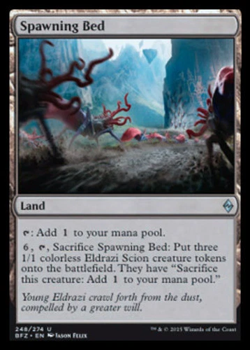 MTG - Spawning Bed - Battle for Zendikar - NM, English Magic FLAT RATE SHIP - Image 1 of 1