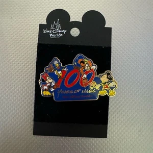 Disney 100 Anni Magic Fab 4 Topolino Minnie Paperino Pippo Spilla Esclusiva - Foto 1 di 3