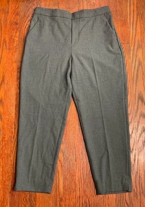 Neu mit Etikett Banana Republic Hayden Hose Anzughose Damen 12 Petite Gray Cropped $ 90 - Bild 1 von 12