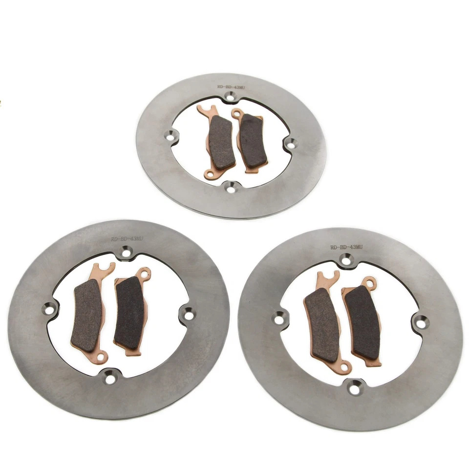 2015 Can-Am Outlander L 450 Front & Rear Brakes MudRat Brake Rotors & Brake Pads - Image 1 of 4