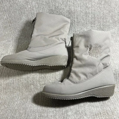 Calentadores de Puntera Bronceados Media Pantorrilla Invierno Botas para Nieve Para Mujer 7 Forradas de Vellón Cremallera Impermeables Foto 1 de 4