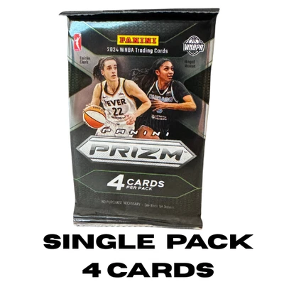 2024 Panini WNBA Prizm-SINGLE SEALED PACK (4 CARDS)-Chase CAITLIN CLARK AUTO?