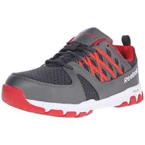Reebok Work Para Hombre Sublite Puntera de Acero Cómoda Trabajo Atlético S Gris/Rojo - 11 Ancho - Imagen 1 de 2