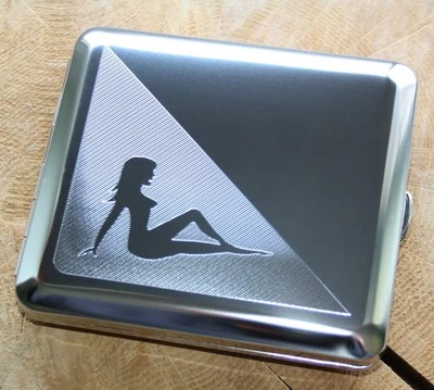 Zigarettenetui "Lady" wahlweise für Normalformat oder 100 er Zigaretten - Bild 1 von 3