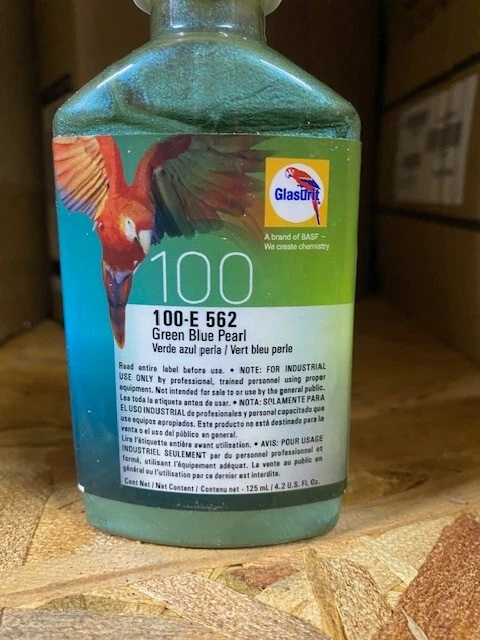 Glasurit 100-E-562, perla verde azul, 0,5 L / 16,9 oz, CADUCIDAD 15/03/2025 Foto 1 de 1