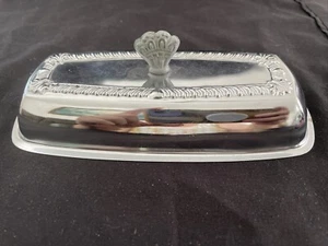 Vintage verchromte Butterdose Ersatzdeckel nur von Paben - Bild 1 von 7