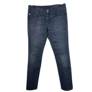 Anthropologie Martin + Osa Women’s Size 27 x 30 Blue Dark Wash Slim Skinny Jeans - Picture 1 of 7