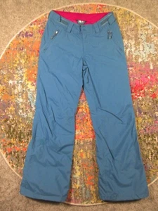 Pantaloni da neve The North Face donna piccoli foderati Teal Hyvent bootcut snowboard sci - Foto 1 di 13