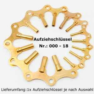 Uhrenschlüssel Aufziehschlüssel Großuhrenschlüssel Aufzugschlüssel Clock Keys - Bild 1 von 39