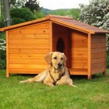 Perrera grande de madera para perro grande invierno casa cálida a prueba de clima refugio al aire libre hogar