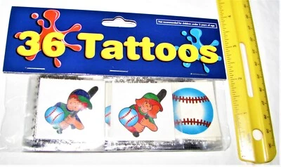 Tatuajes de béisbol #851651, 36/pk Foto 1 de 2