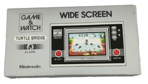 Nintendo Game & Watch Turtle Bridge TL-28 Wide Screen with Box Tested - Picture 1 of 9