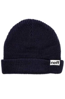 Neff Snowboard Plegable Azul Marino Puños Gorro Gorra 100% Acrílico Nuevo Con Etiquetas Foto 1 de 2