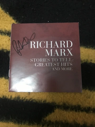 RICHARD MARX STORIES TO TELL SIGNED CD BOOKLET Auto Autograph Cover