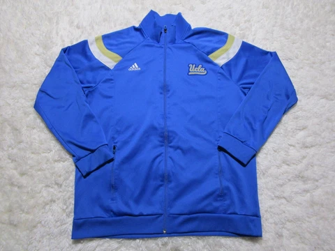 UCLA Track Jacket Mens 58 Blue White Gold Bruins Full Zip College Sports Cover