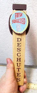 Mango de grifo de cerveza Deschutes Fresh Squeezed, algunos arañazos, rasguños, decoración de cueva de hombre - Imagen 1 de 7