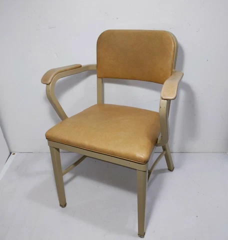Vintage Royal Metal Steel Industrial Office Tanker Chair A Mid Century Modern Cover