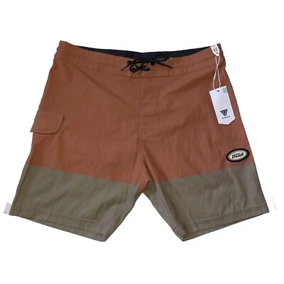 Bañador Vissla Trip Out para Hombres 17.5" Talla 32 Terracota Elastizado NUEVO Foto 1 de 4