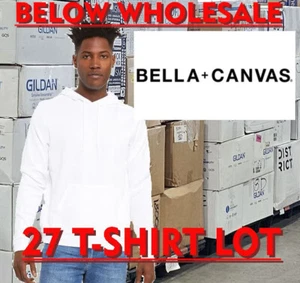 Lote a granel de sudaderas con capucha blancas Bella+Lona 3719 Bella 27 XL en blanco - Imagen 1 de 3