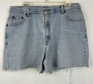 Pantaloncini Levi’s vintage donna 16 tagli jeans denim effetto invecchiato casual estate festival - Foto 1 di 9