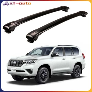 Fits for Toyota Land cruiser Prado 10-21 Crossbar Roof Rack Rails Rack Bars 2PCS - Picture 1 of 14
