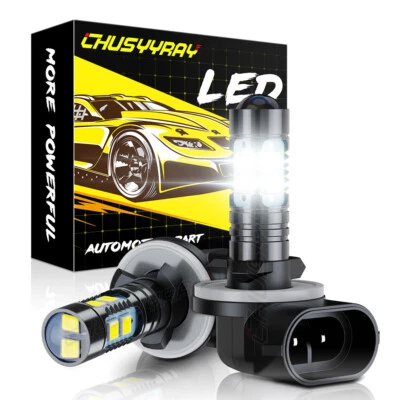 For Chevrolet Aveo 2004-2008 - 2x 881 LED Fog Driving Light Bulbs Kit 6000K - Image 1 of 4