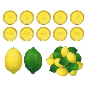 26 Pieces Artificial Lemons Bulk That Look Real Simulation Fruit for Decorati... - Picture 1 of 6