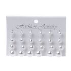 12 Pairs Simulated Stud Earrings Set Jewelry For Gatherings